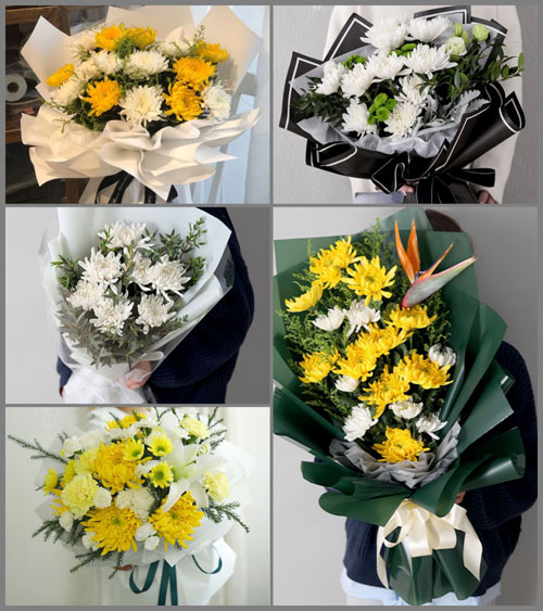 广东肇庆市广宁县联和镇河口村白事花束代送
